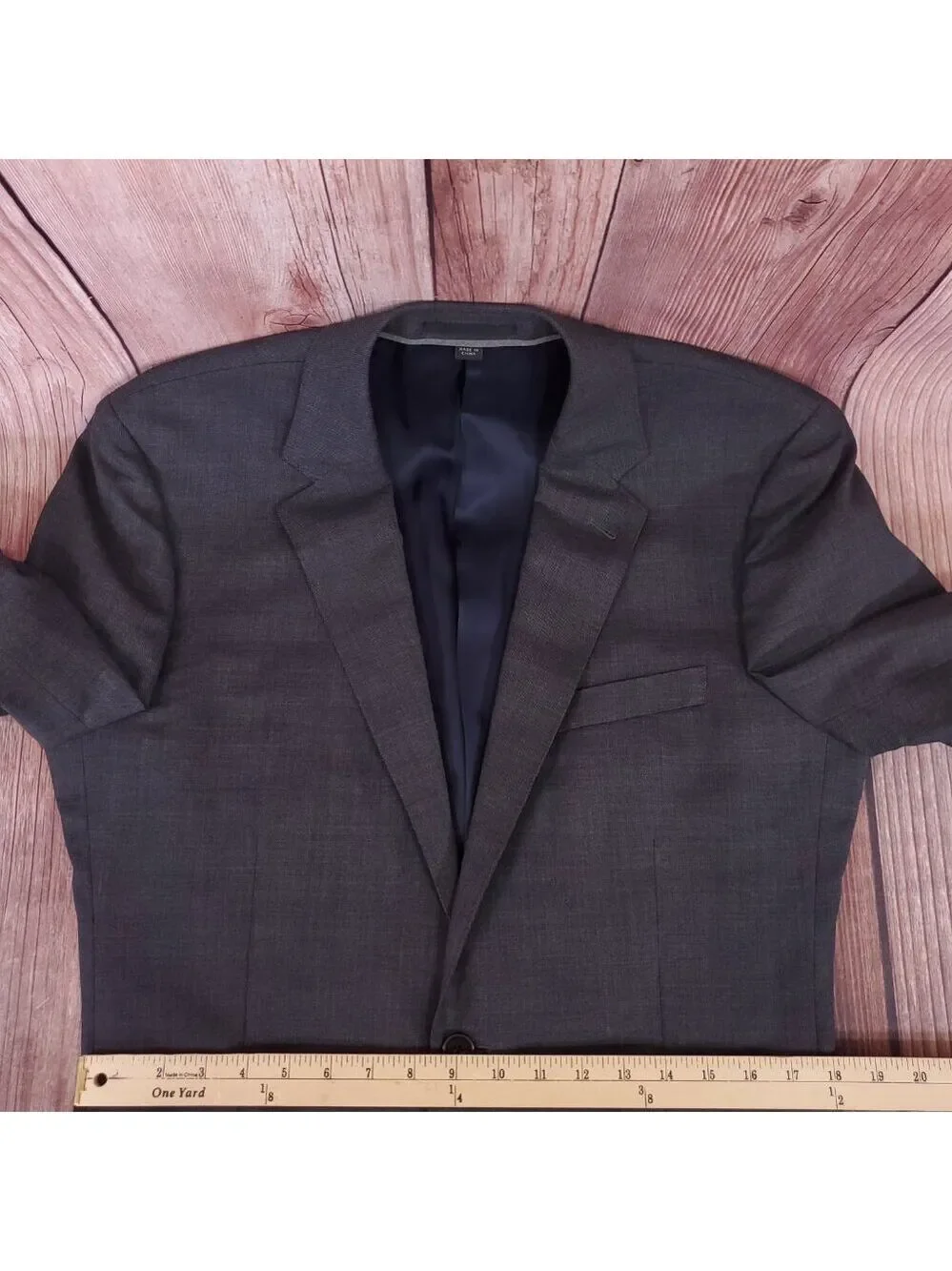 J. Crew Ludlow Slim Fit Charcoal Gray Wool Suit Jacket J3272 Tollengo 1900